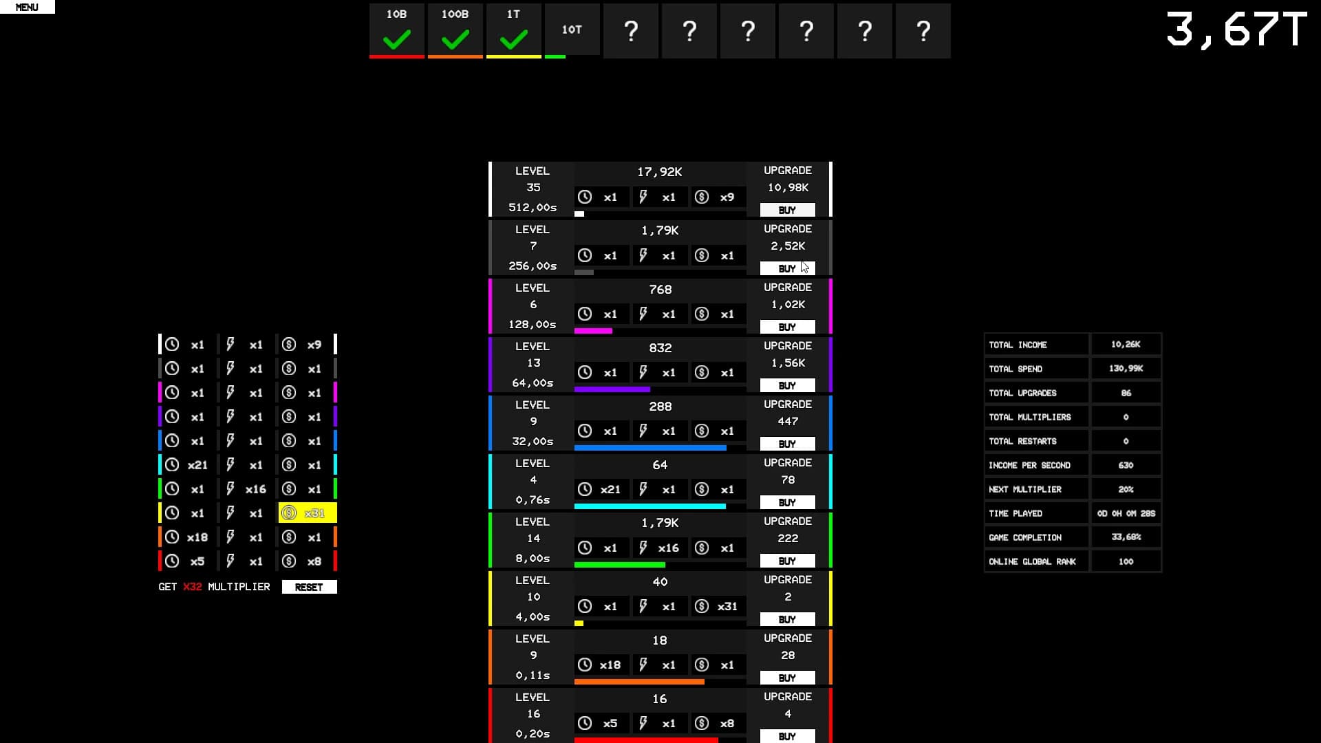 Idle Game x100 screenshot 5