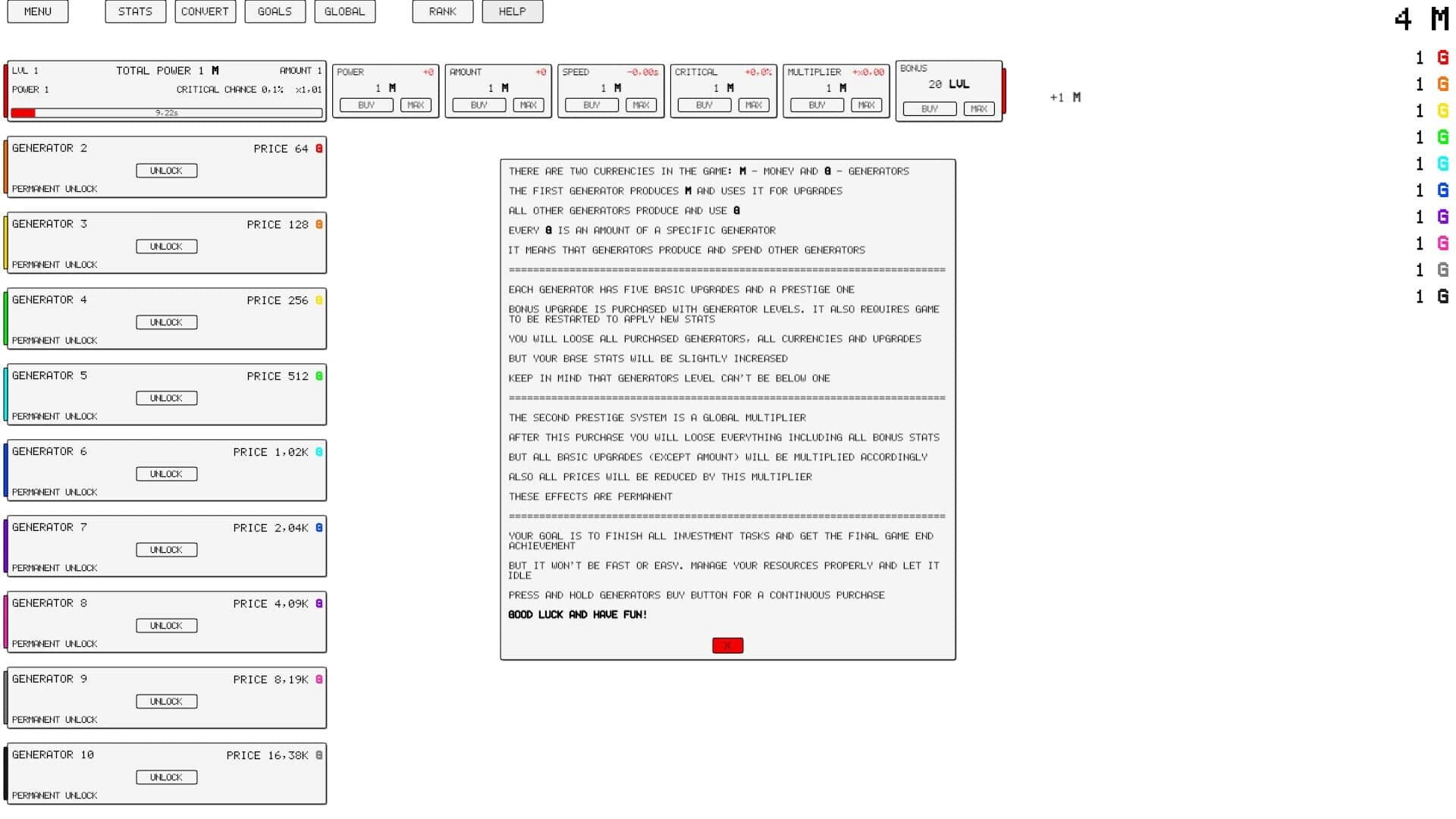 Idle: Generators screenshot 1