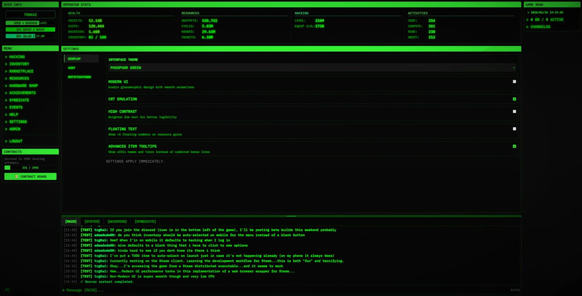 Idle Hacking: An Inaction RPG screenshot 5