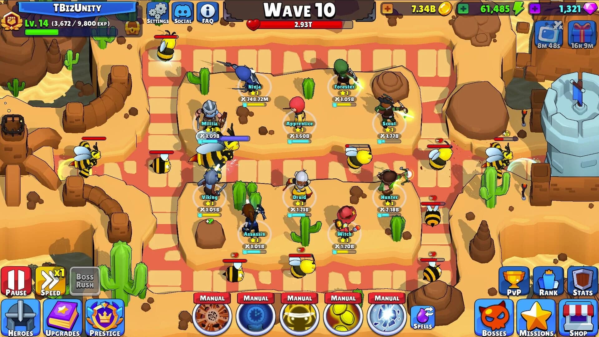 Idle Hero TD screenshot 3