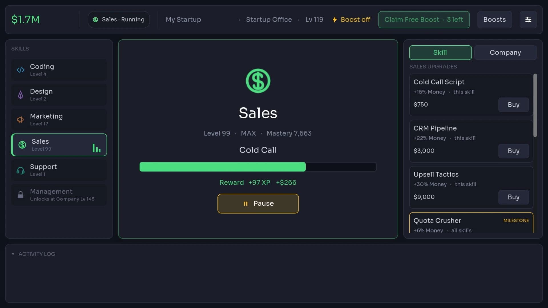 Idle Startup screenshot 2