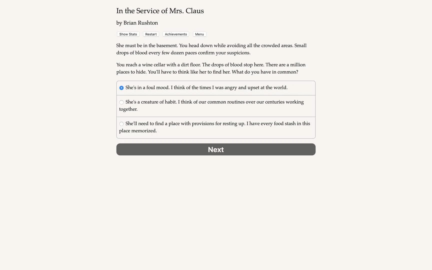 In the Service of Mrs. Claus screenshot 4
