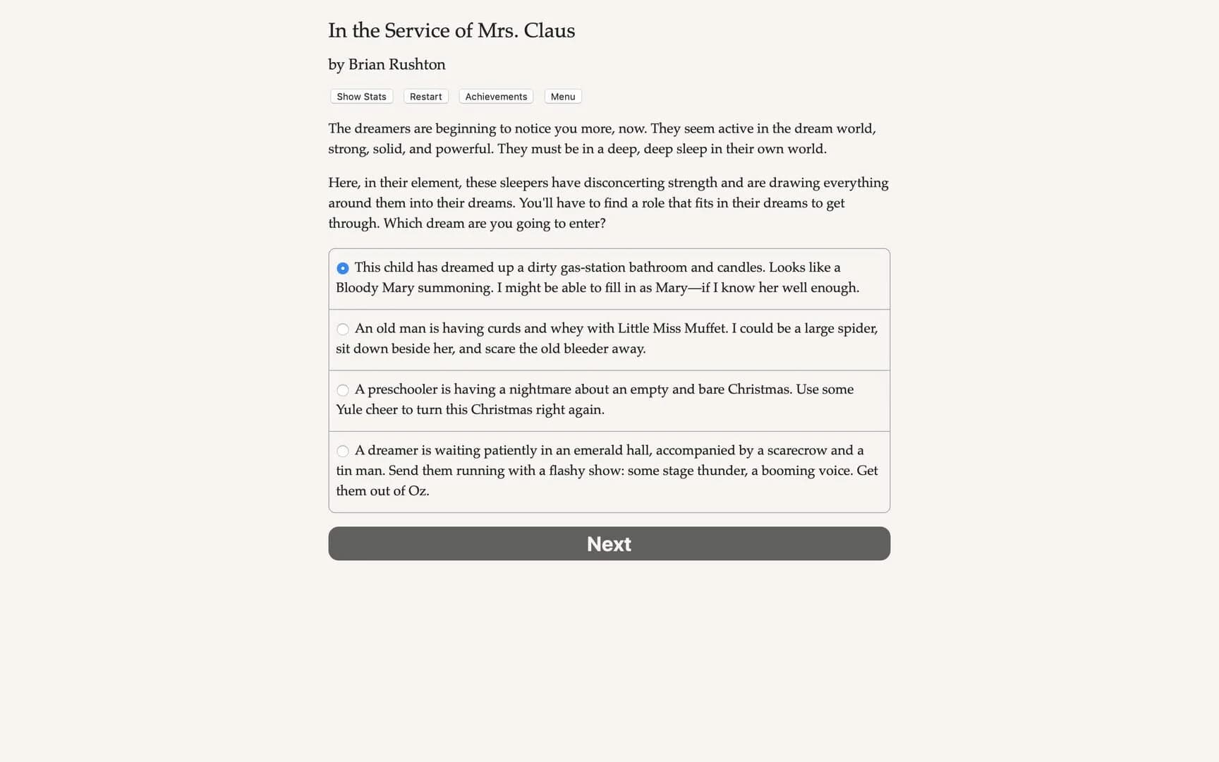 In the Service of Mrs. Claus screenshot 2