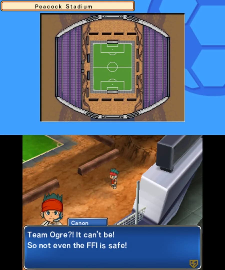 Inazuma Eleven 3: Team Ogre Attacks! screenshot 2
