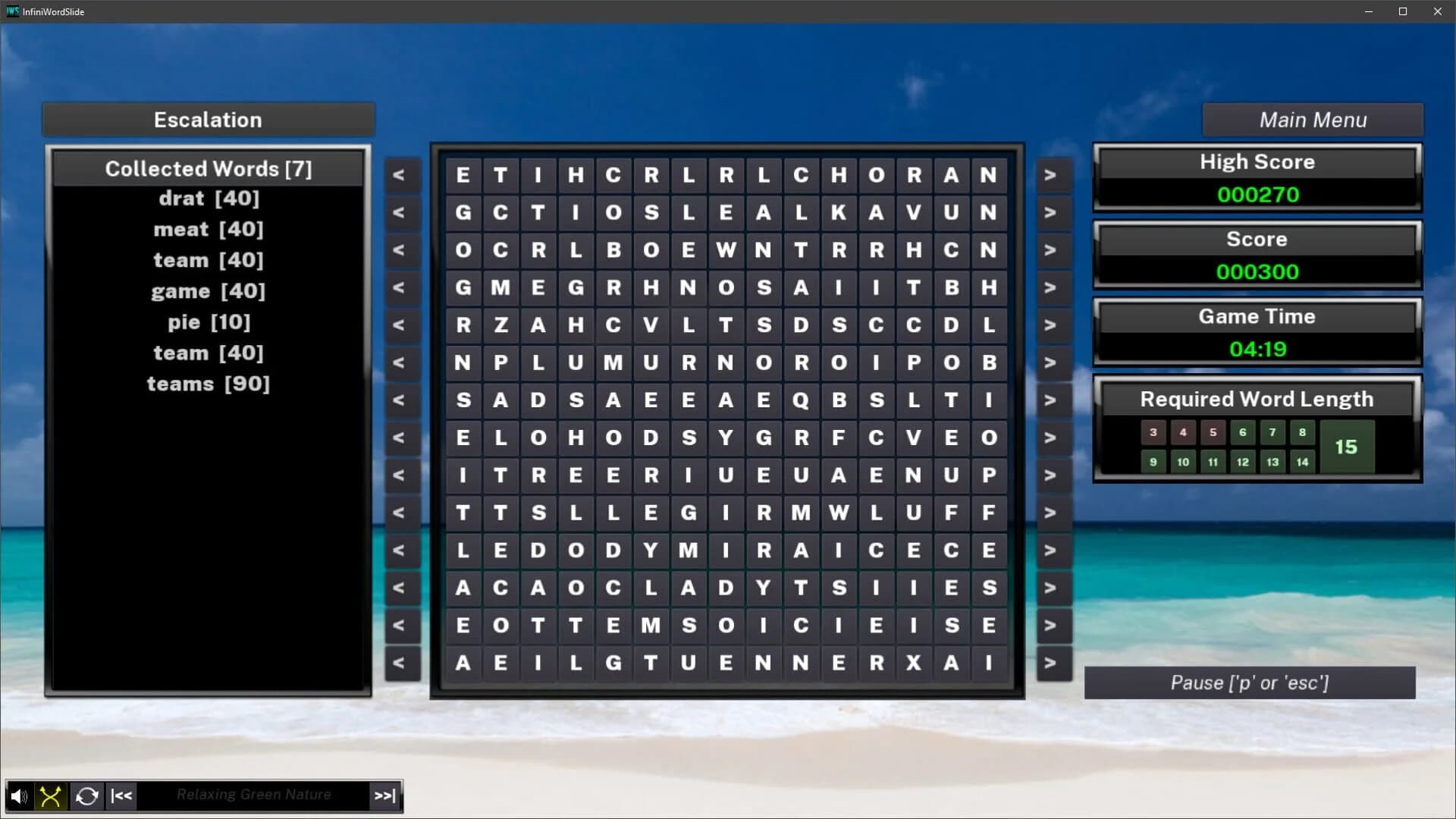 InfiniWordSlide screenshot 5