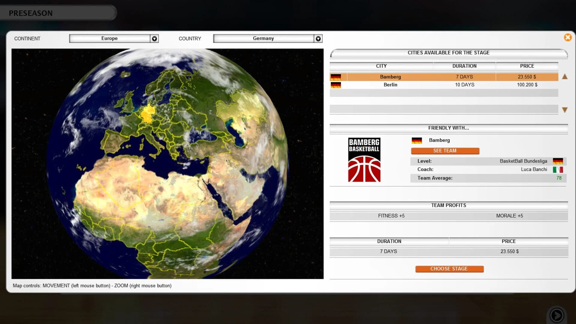International Basketball Manager screenshot 2