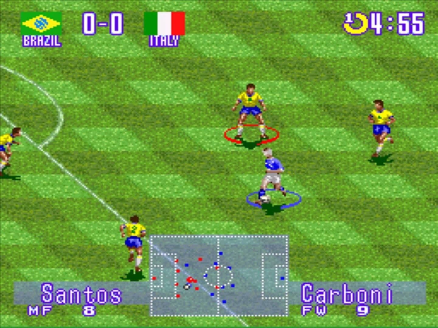 International Superstar Soccer Deluxe screenshot 1
