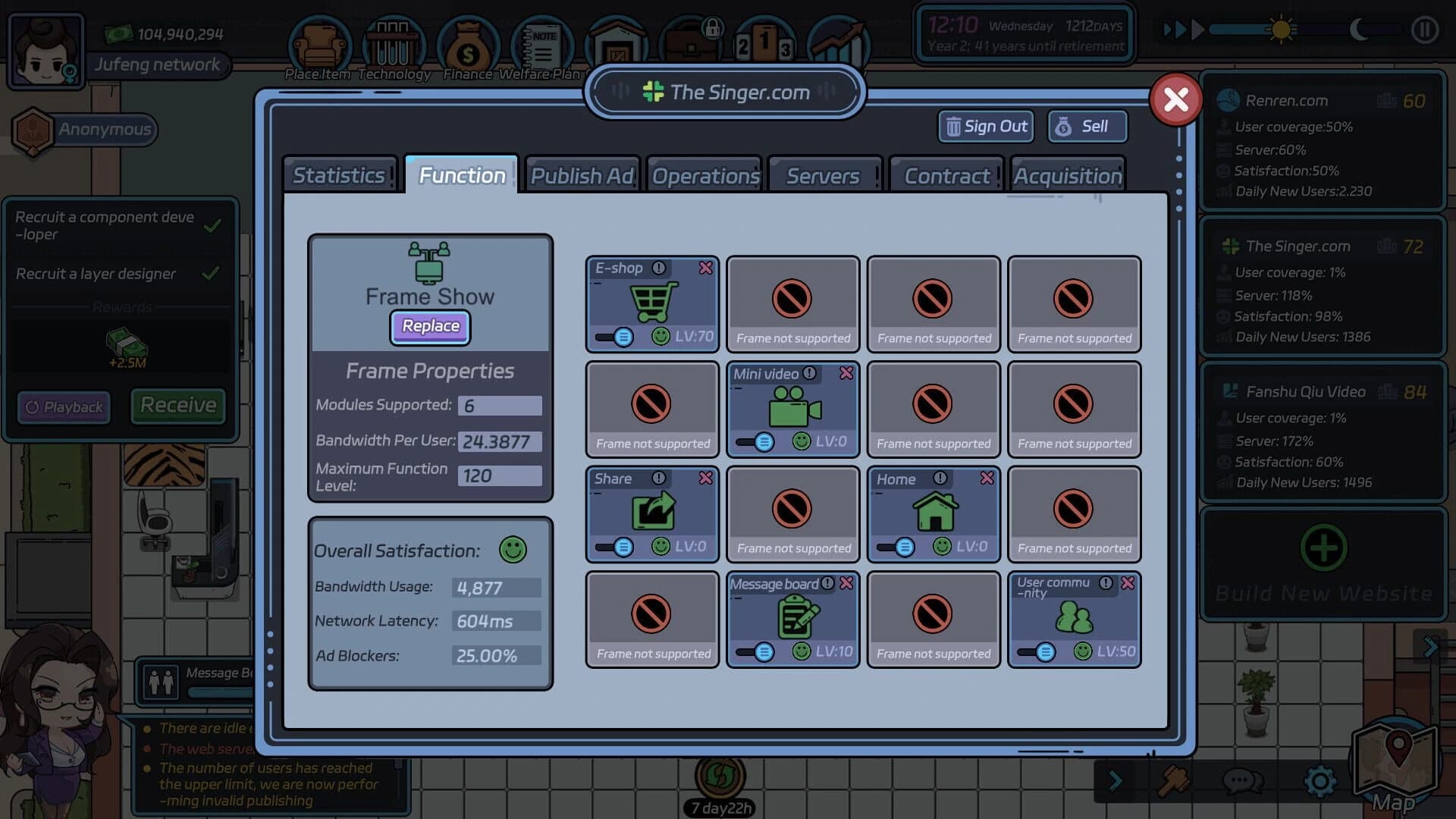 Internet Tycoon screenshot 2
