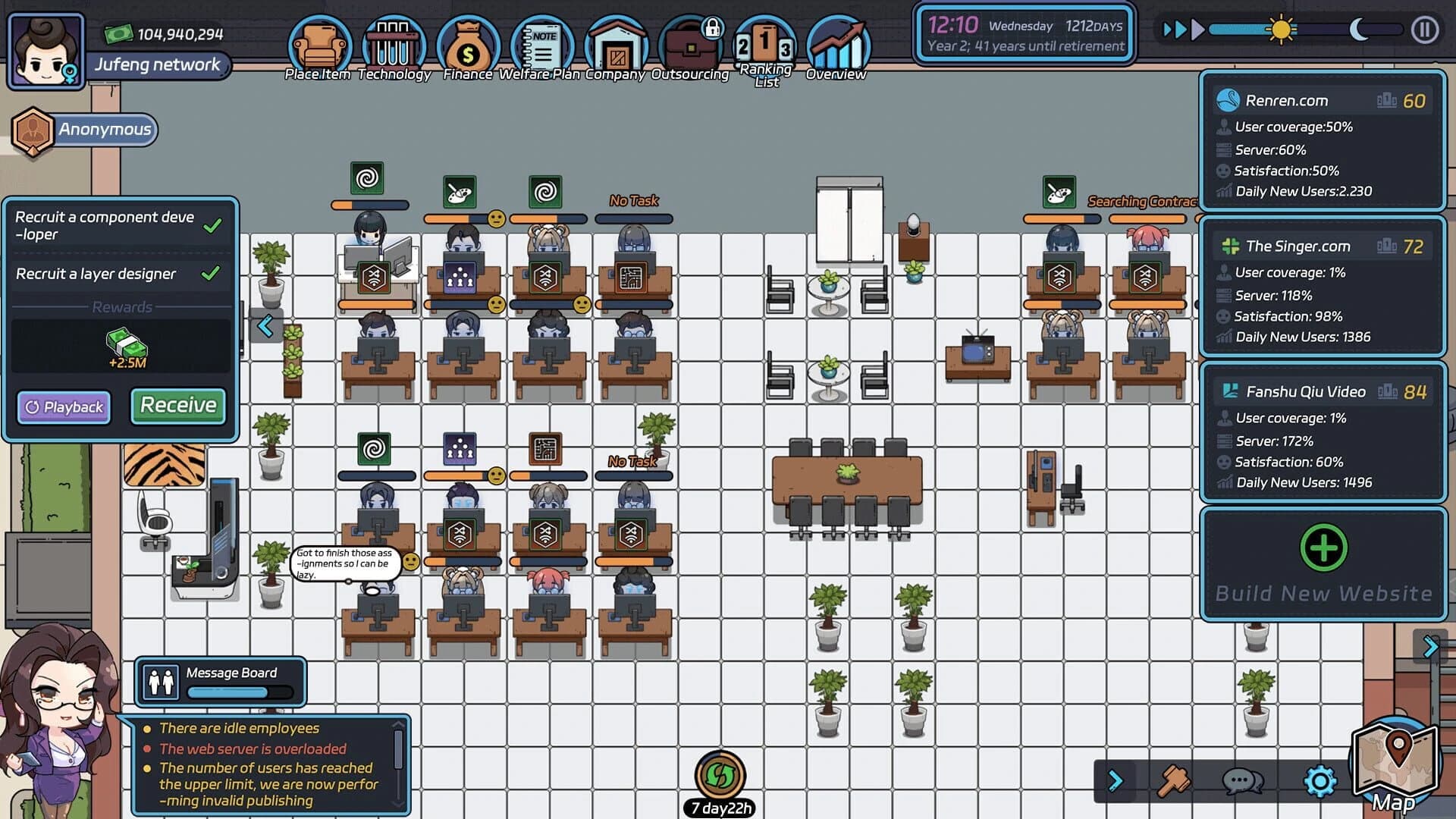 Internet Tycoon screenshot 1