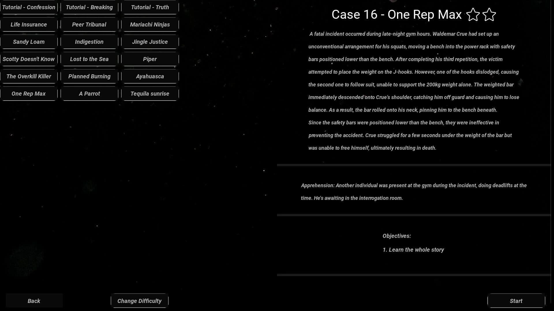 Interrogator screenshot 3