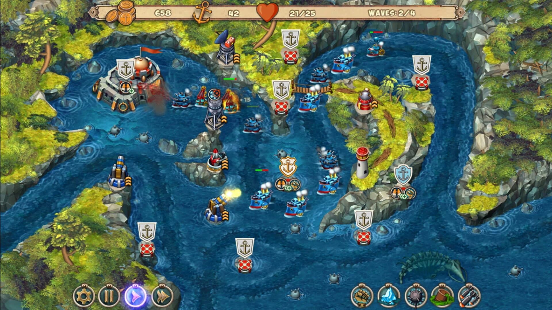 Iron Sea Defenders screenshot 2
