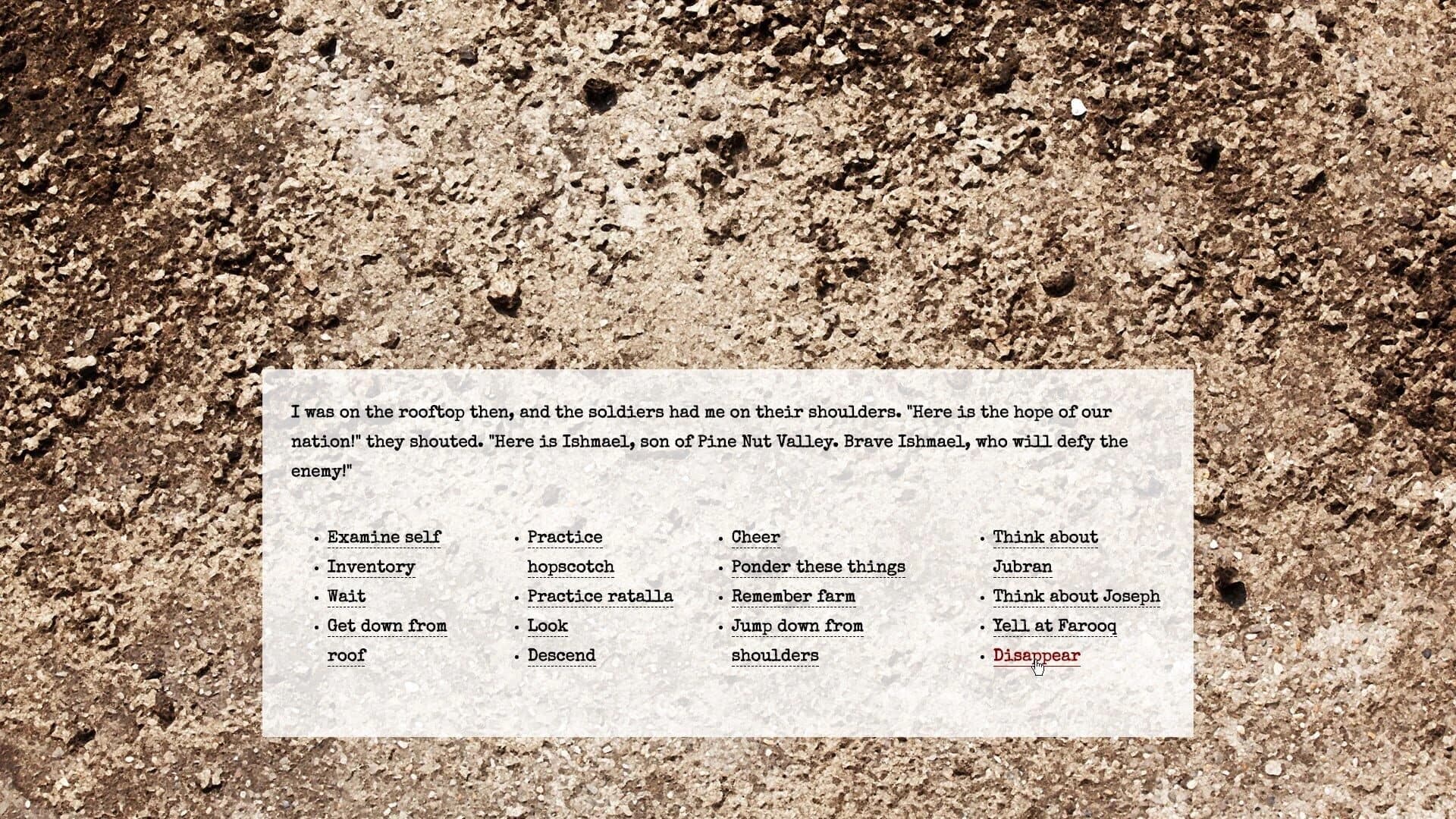 Ishmael screenshot 1