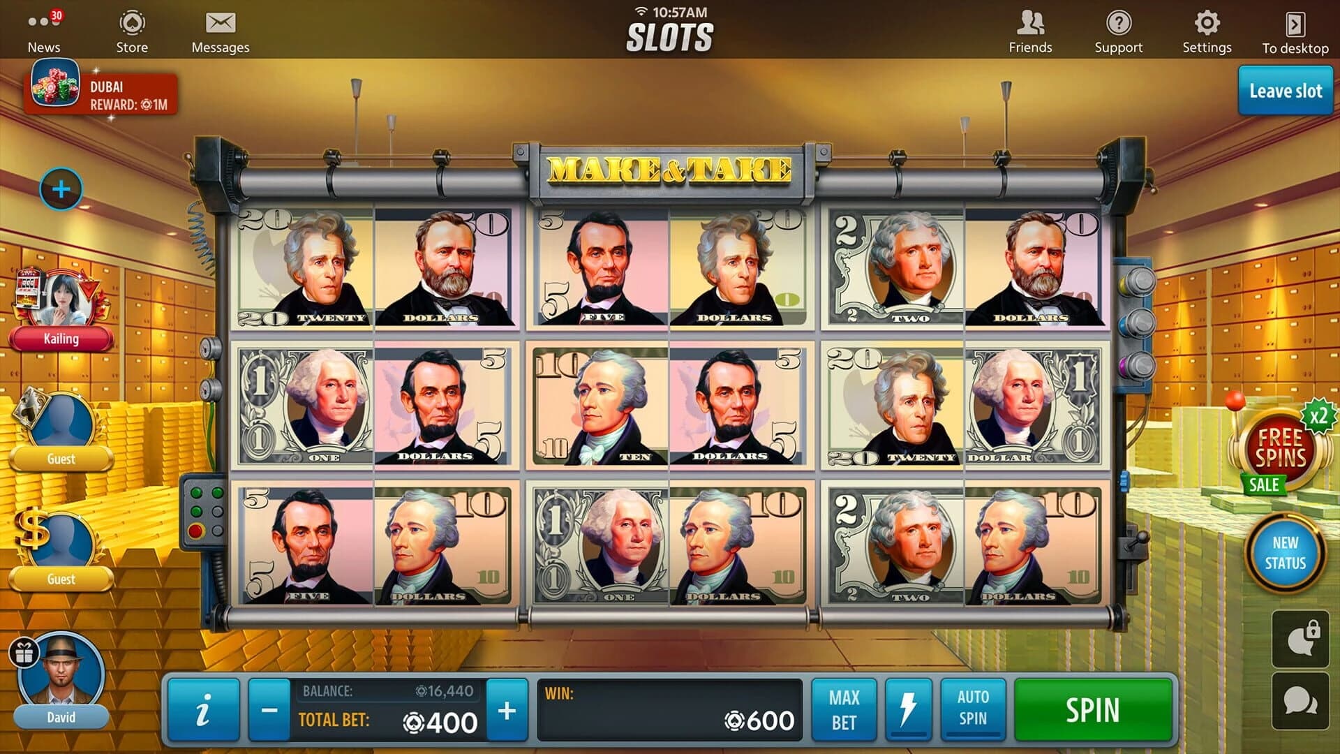 Jackpot Buffalo Slots screenshot 4