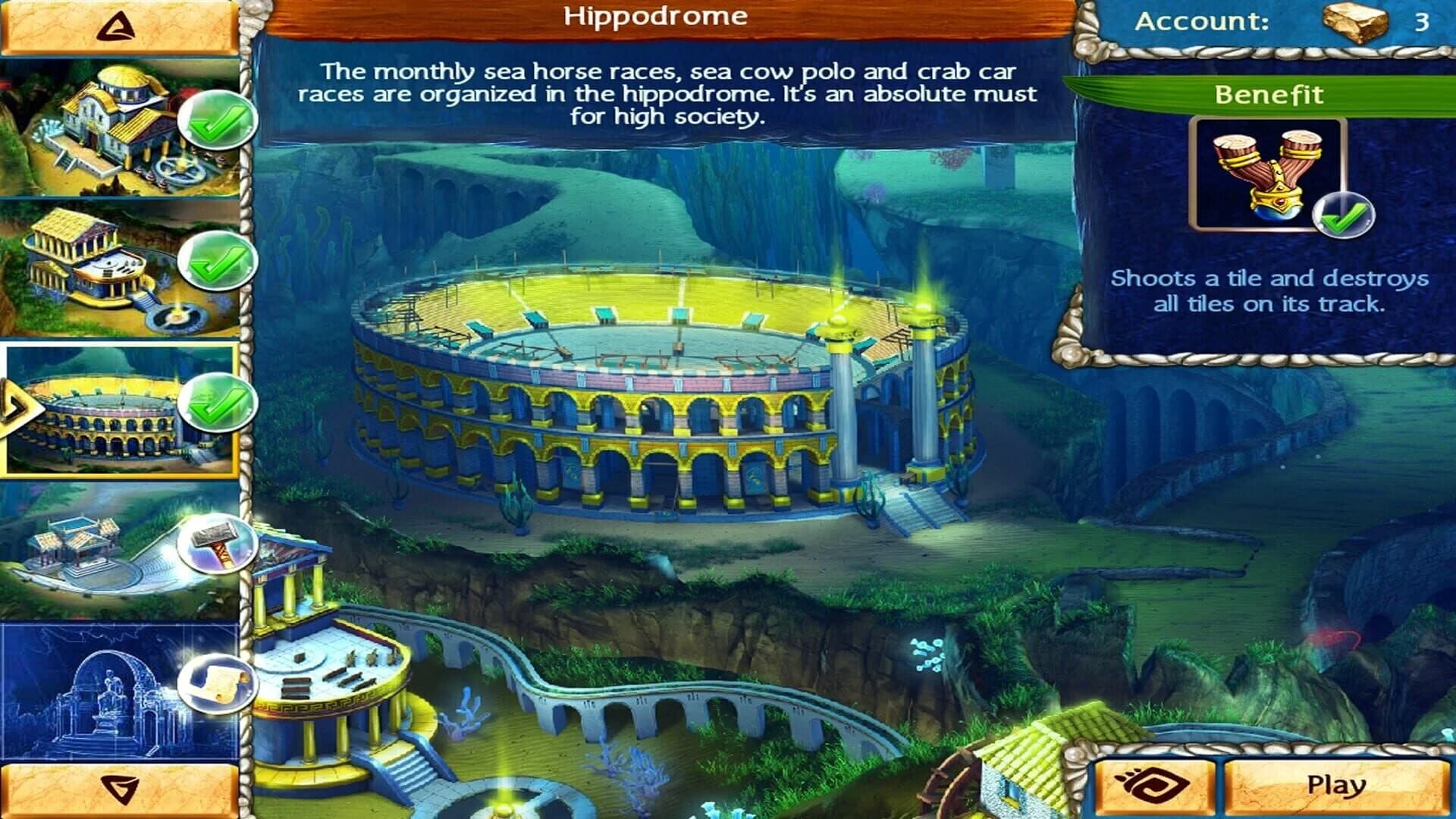 Jewel Legends: Atlantis screenshot 4