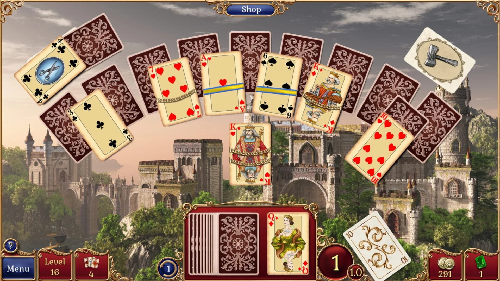 Jewel Match Solitaire screenshot 1