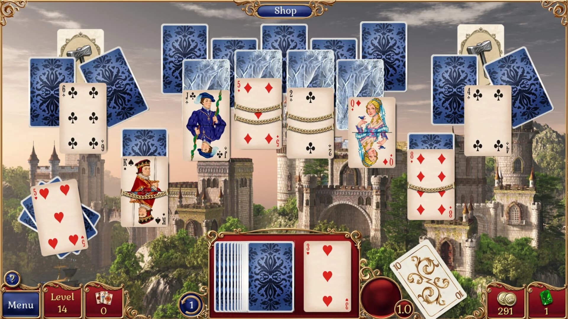 Jewel Match Solitaire screenshot 2