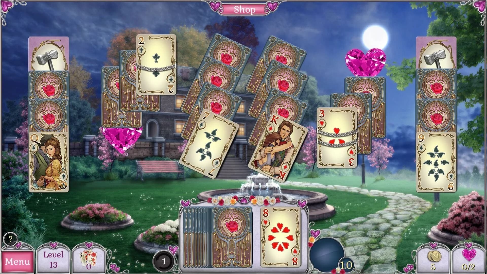 Jewel Match Solitaire L'Amour screenshot 5
