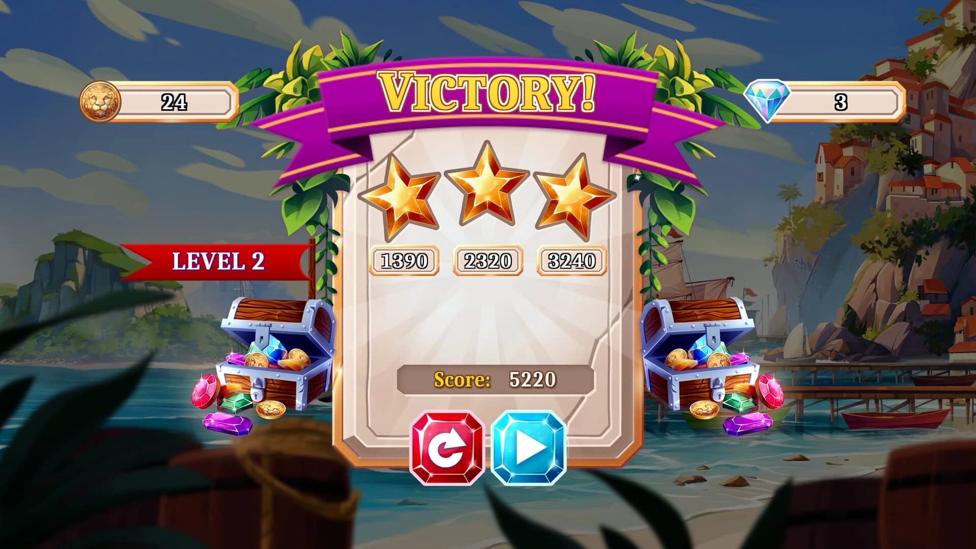 Jewel Quest: Match 3 Adventure screenshot 2