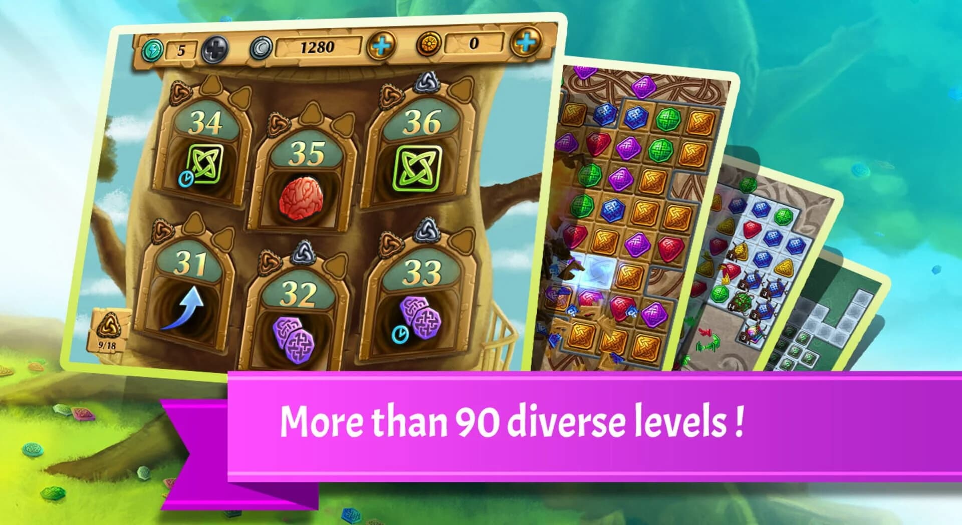Jewel Tree: Match It Puzzle screenshot 2