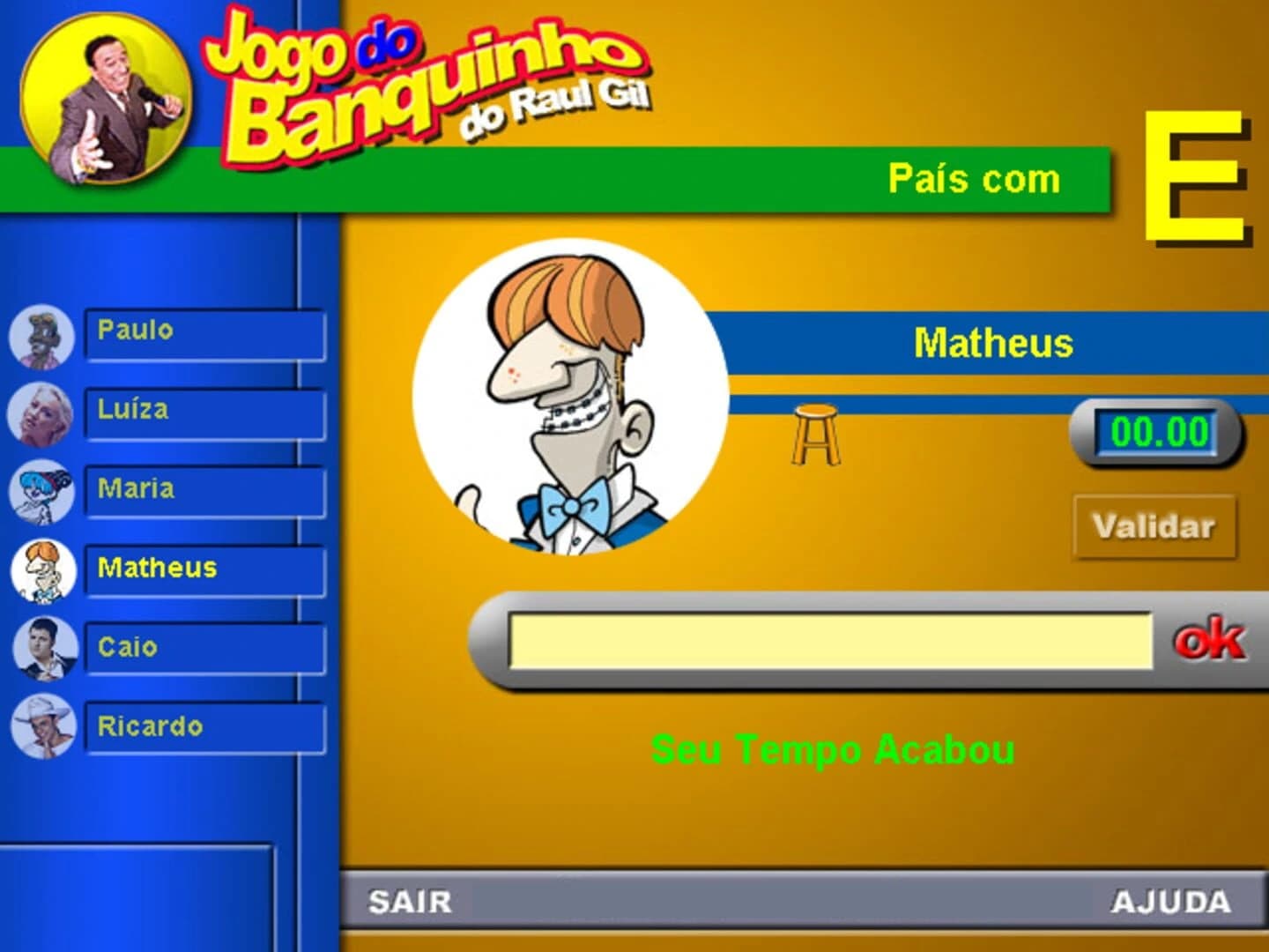 Jogo do Banquinho do Raul Gil screenshot 3