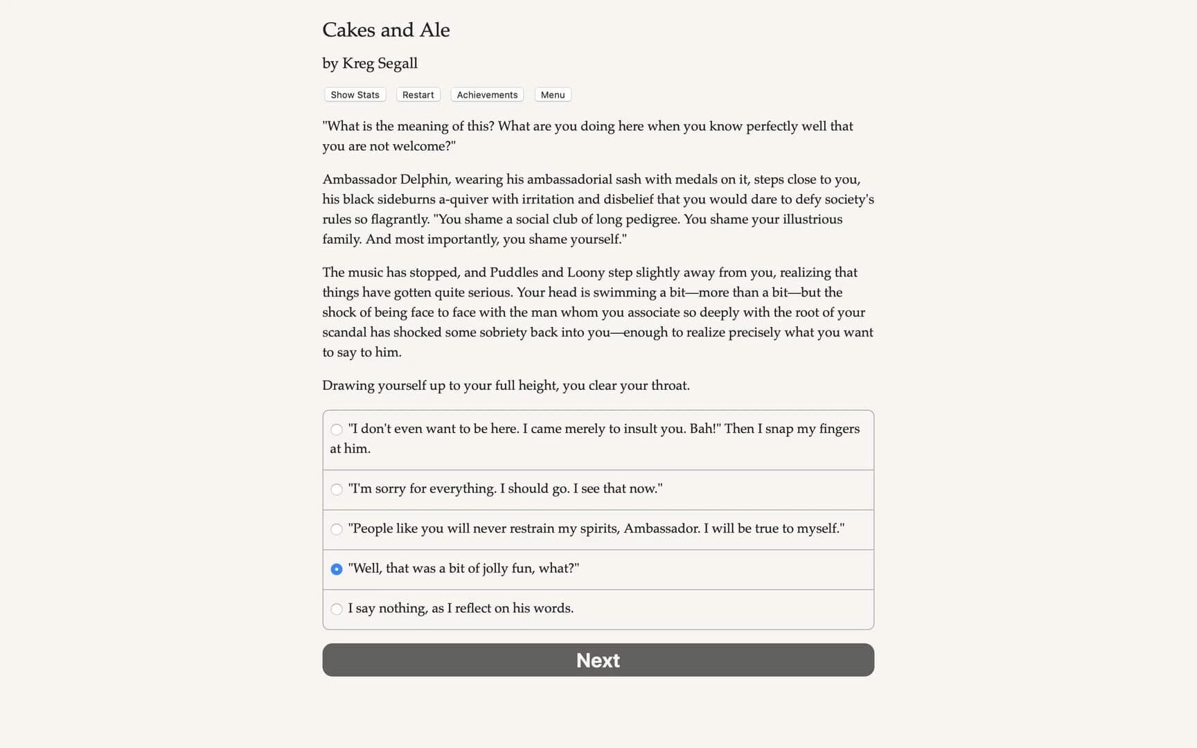 Jolly Good: Cakes and Ale screenshot 3