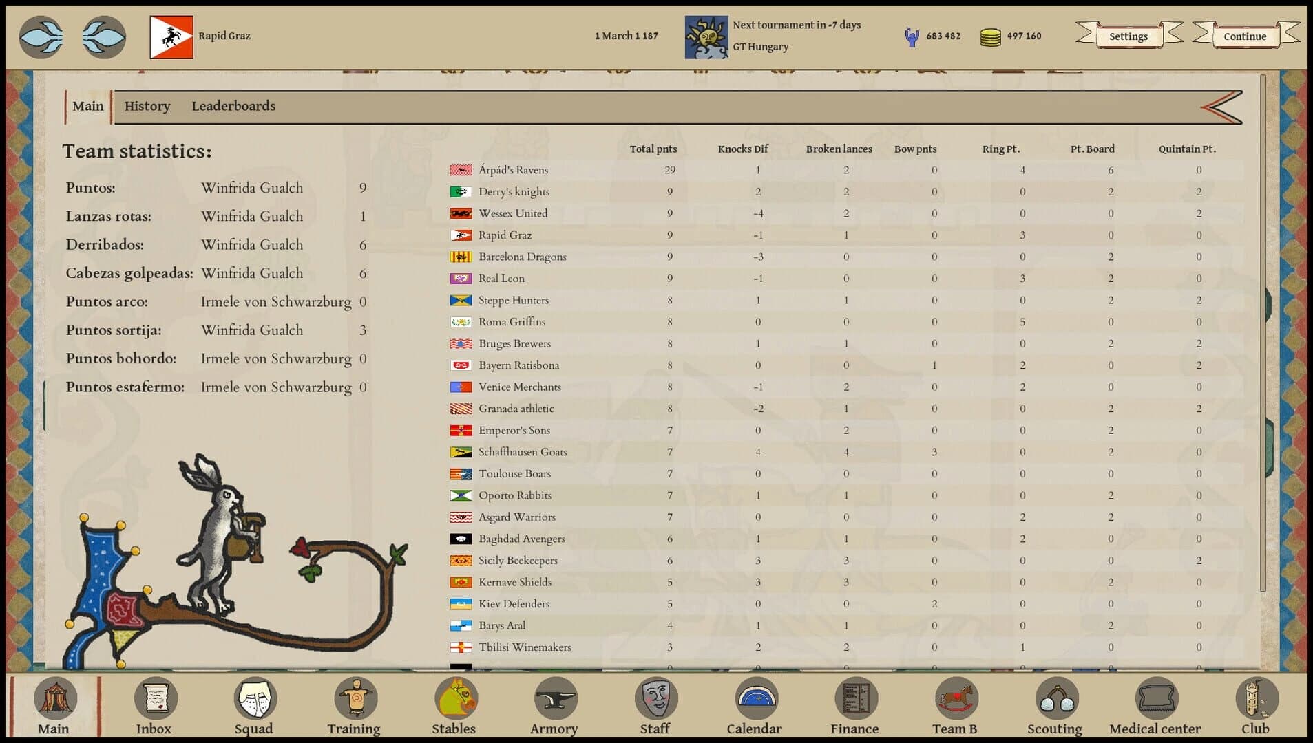Jousting Manager screenshot 5