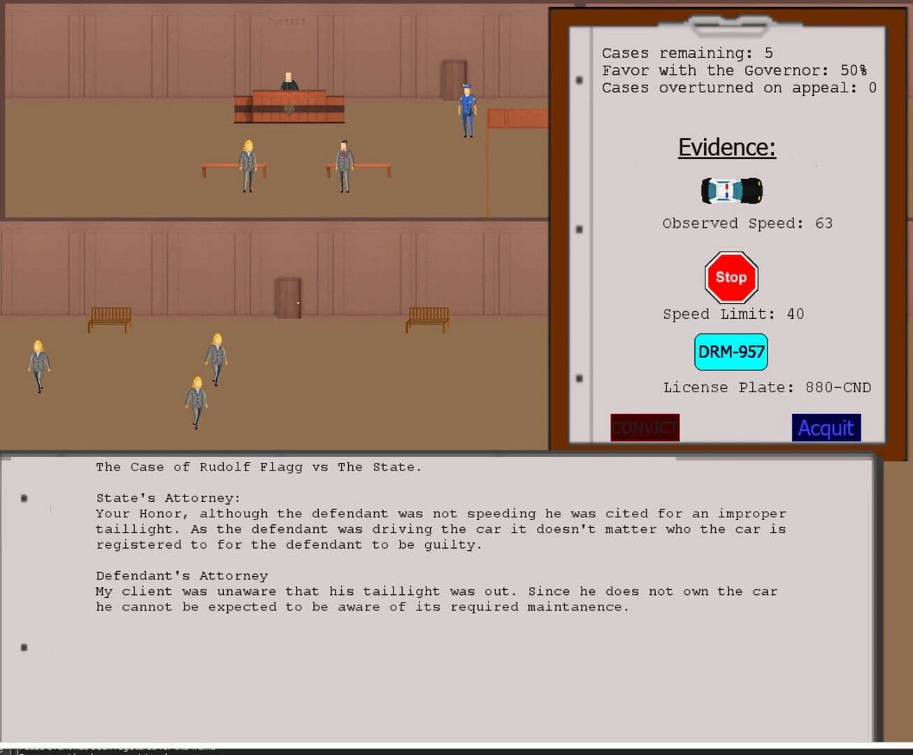 Judged: A Court Simulator screenshot 3