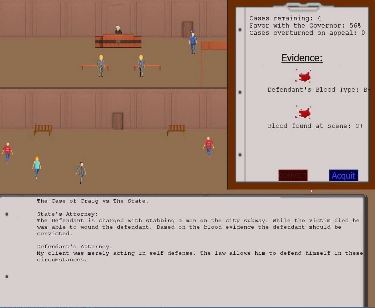 Judged: A Court Simulator screenshot 2
