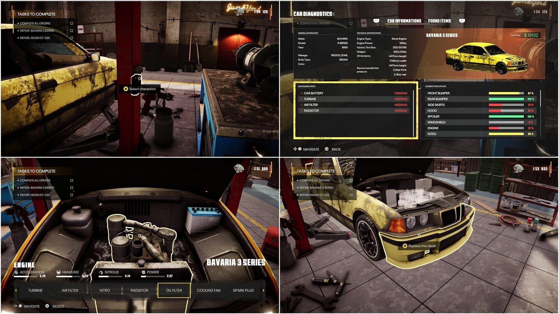 Junkyard Garage Simulator screenshot 3