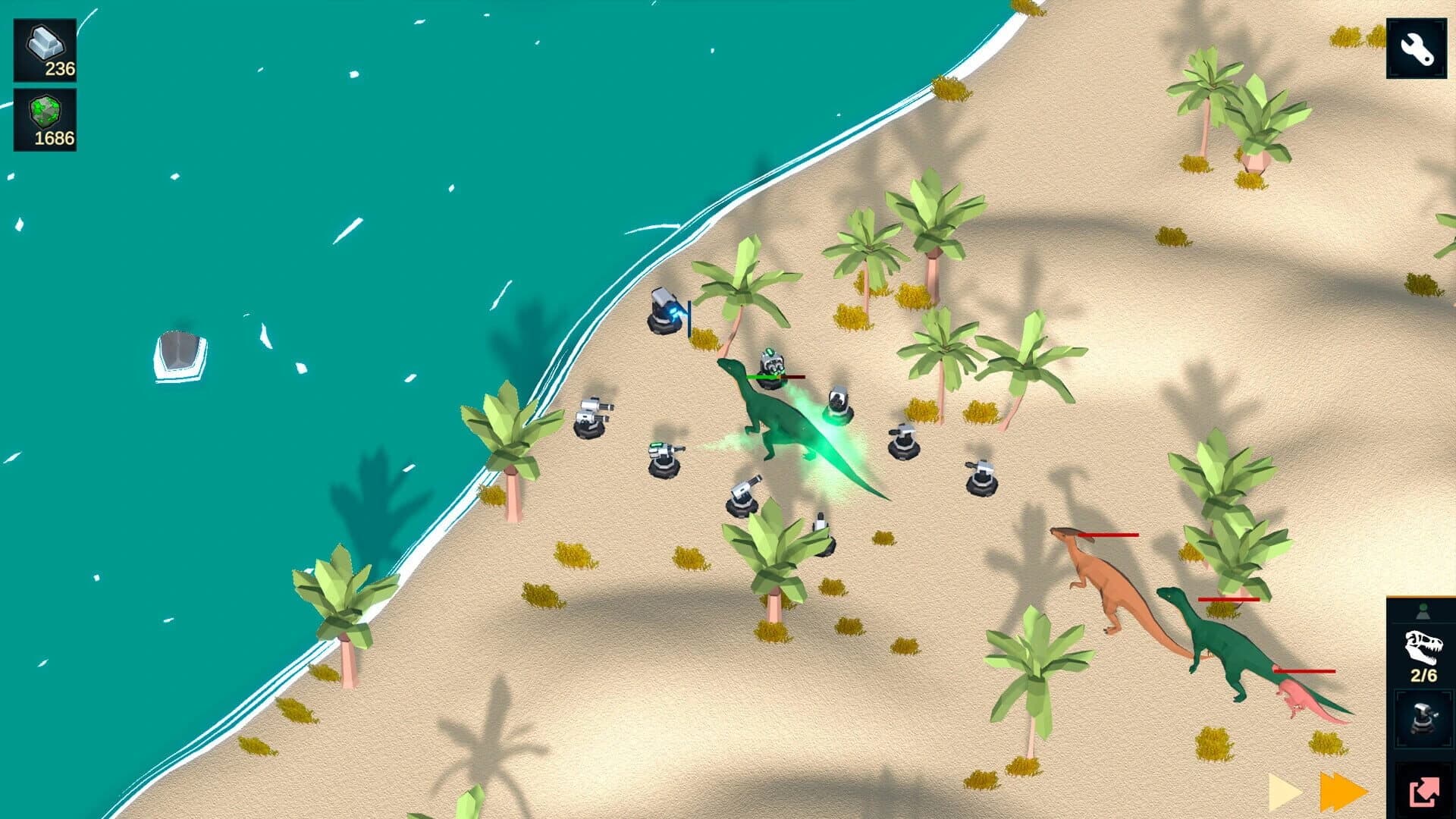 Jurassic Tower Defense screenshot 1