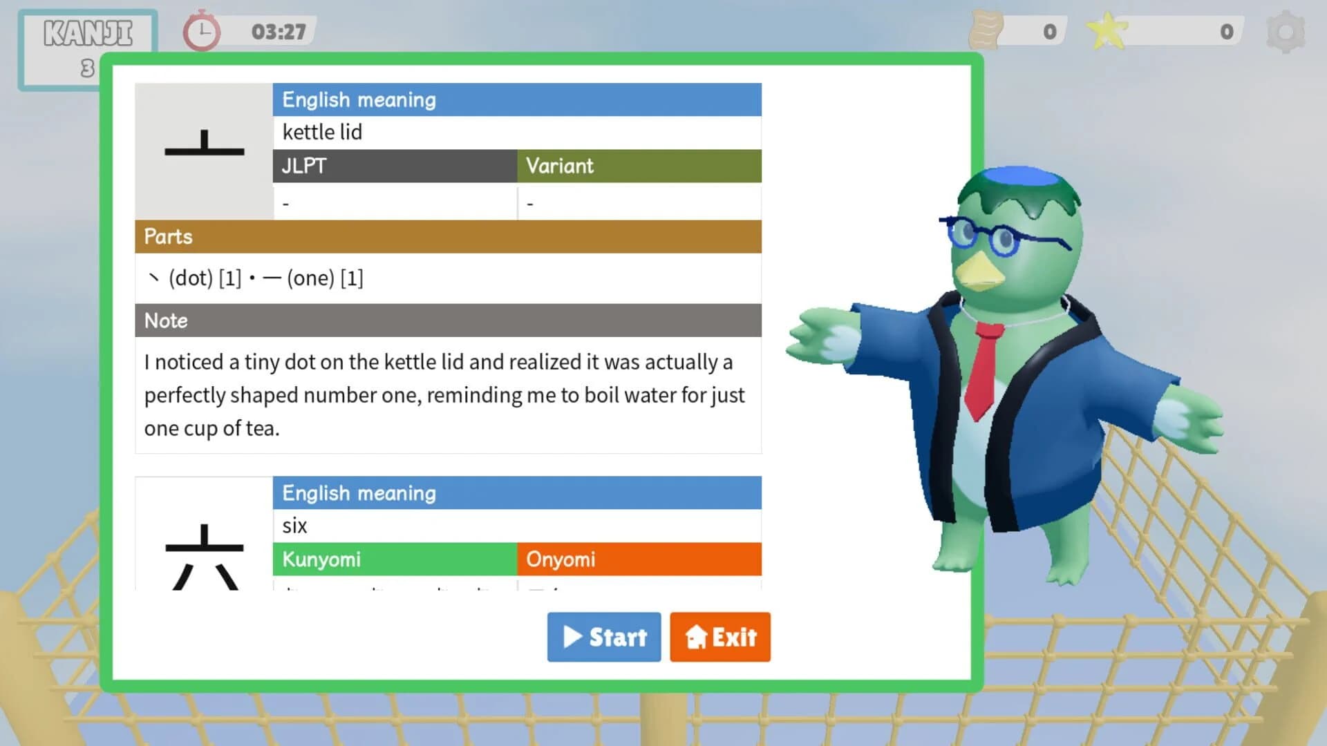 Kappa Kanji Adventure screenshot 2