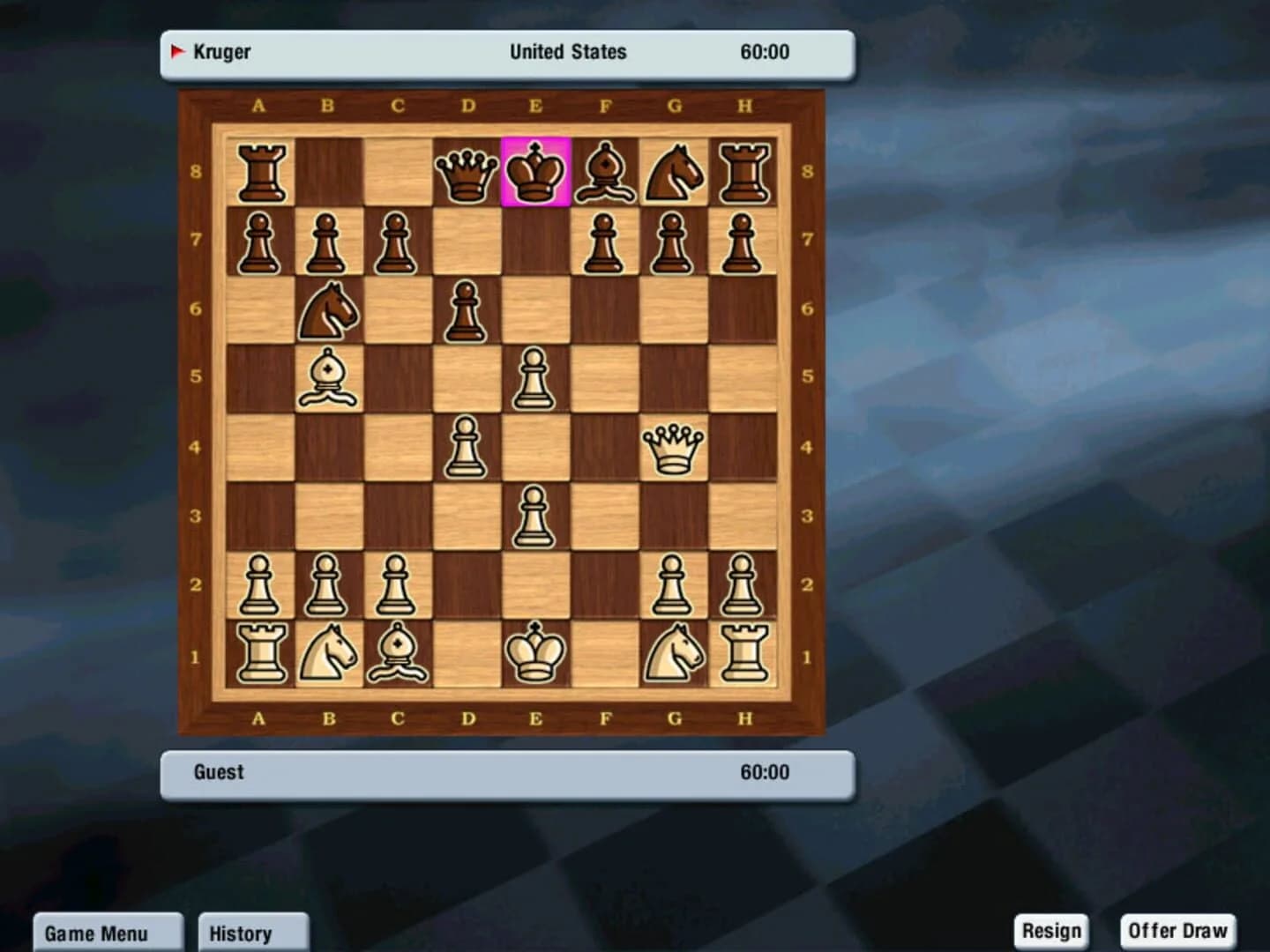 Kasparov Chessmate screenshot 2
