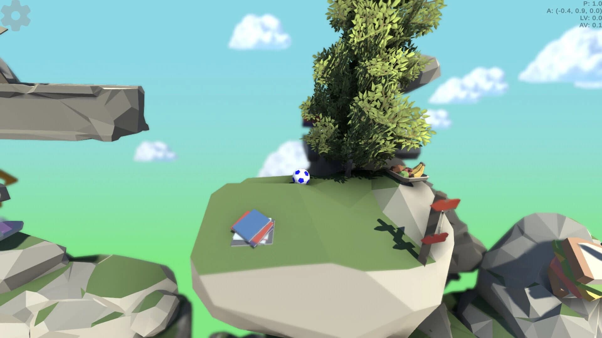 Kicking The Ball Over Mountains Of Stuff screenshot 2