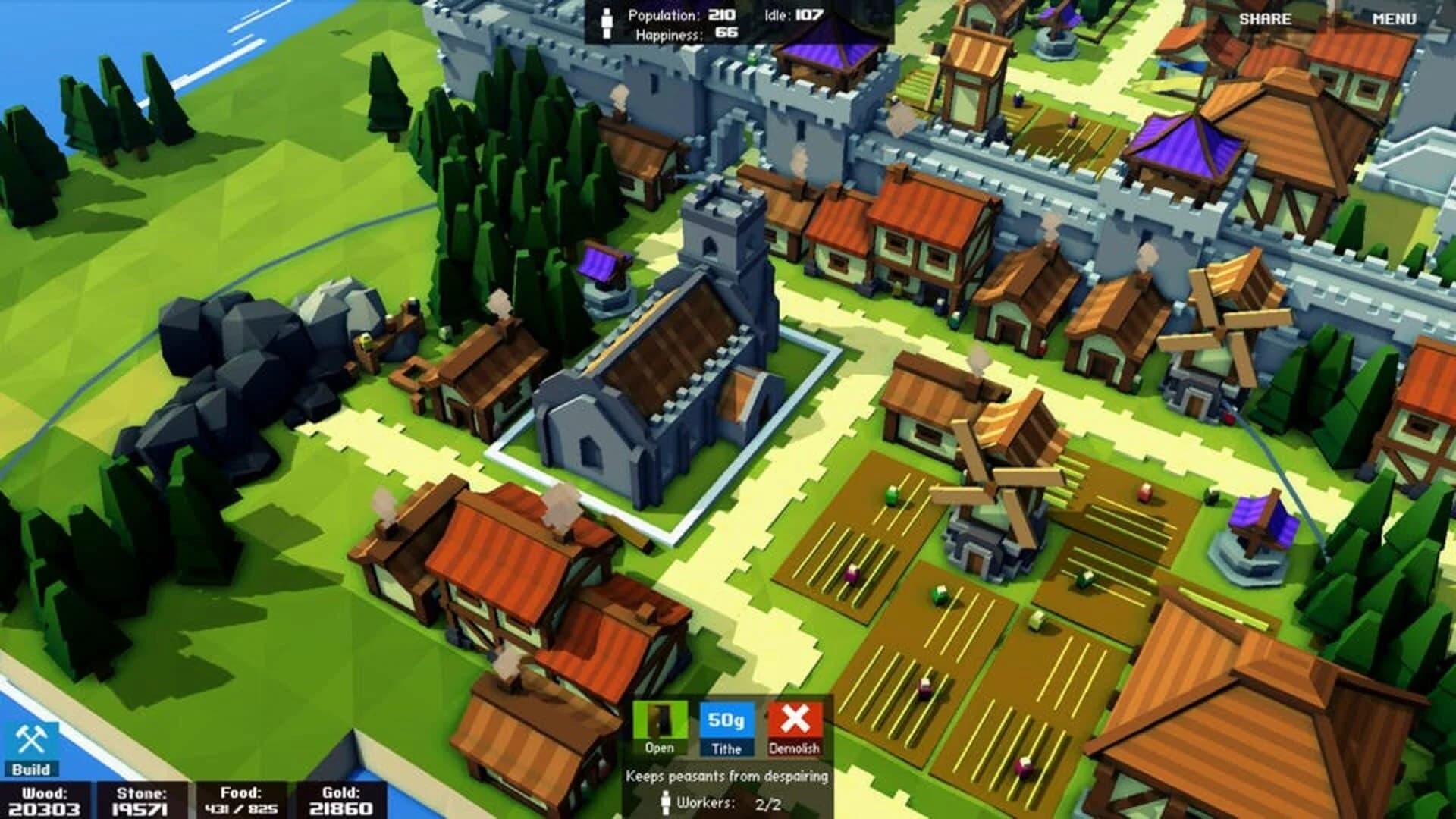 Kingdoms and Castles screenshot 2