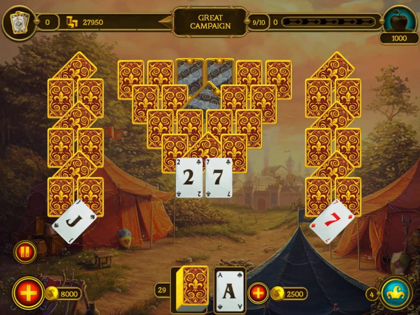 Knight Solitaire screenshot 2