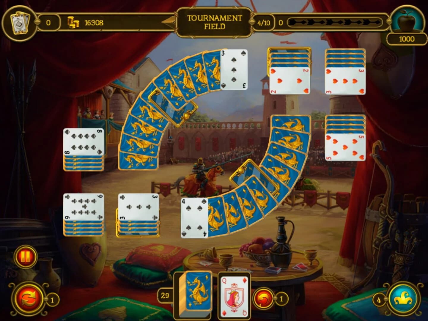 Knight Solitaire screenshot 3