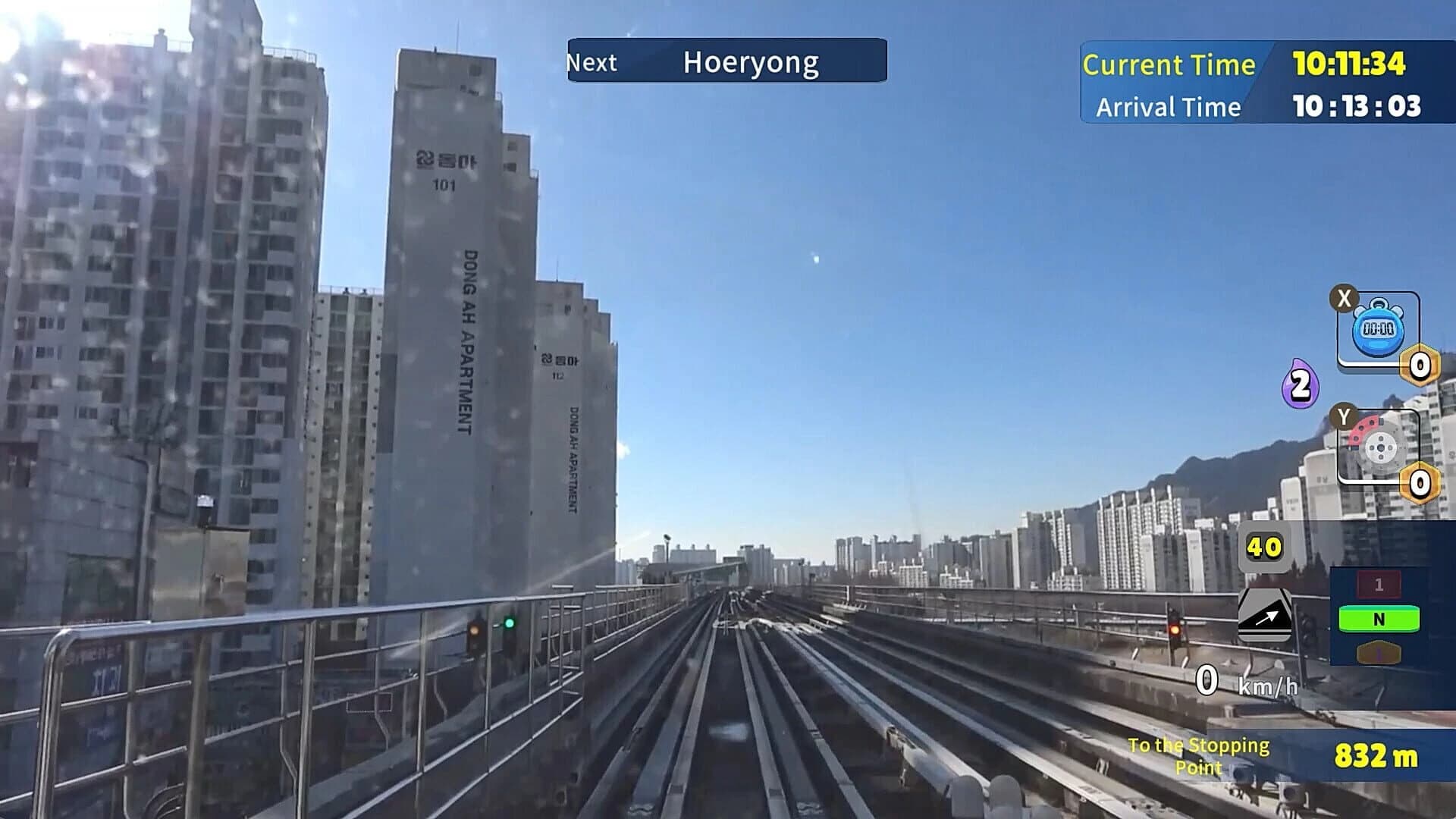 Korean Rail Driving Tour: LRT Uijeongbu screenshot 4