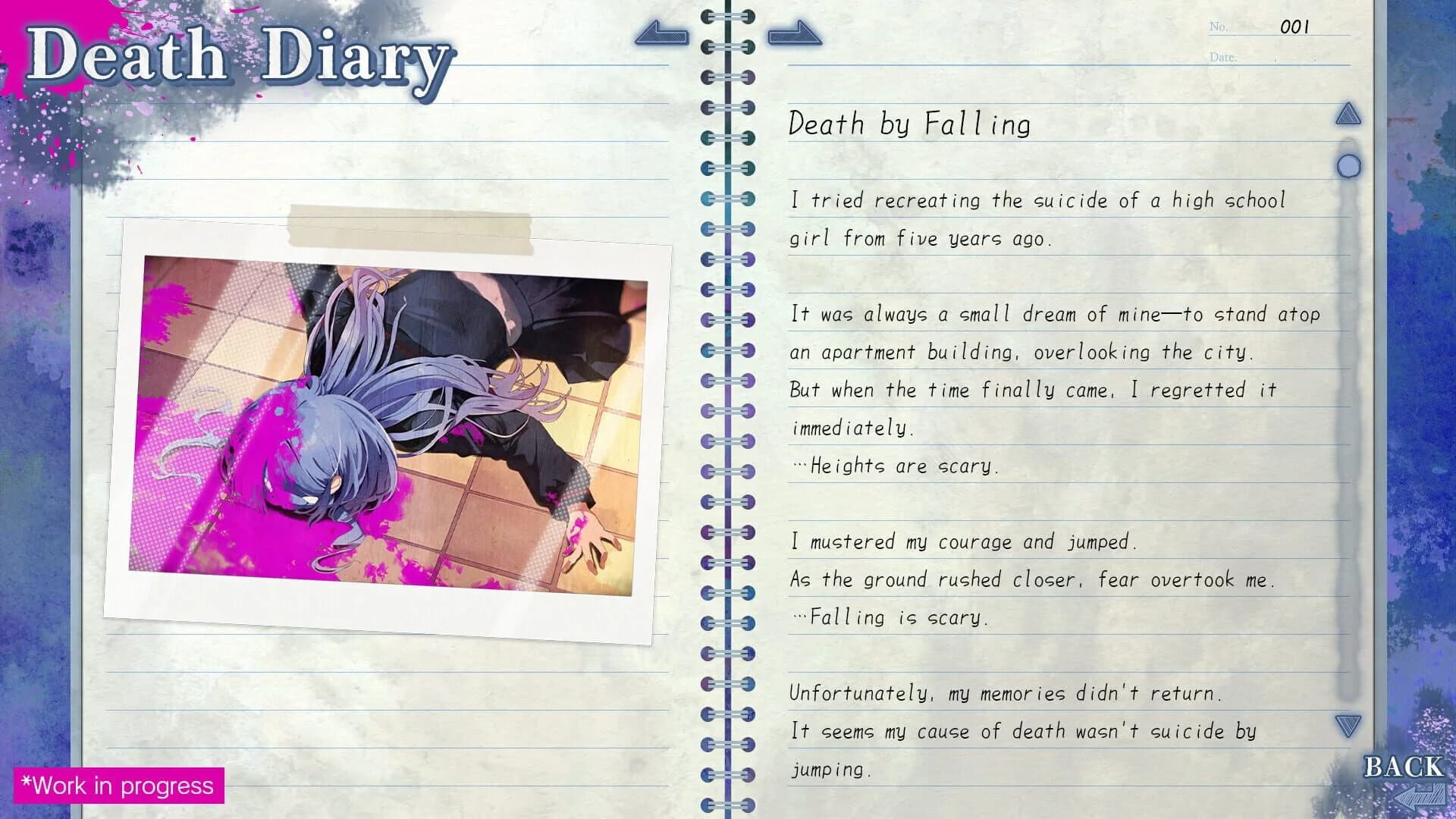 Kugayama Shiori's Death Diary screenshot 5