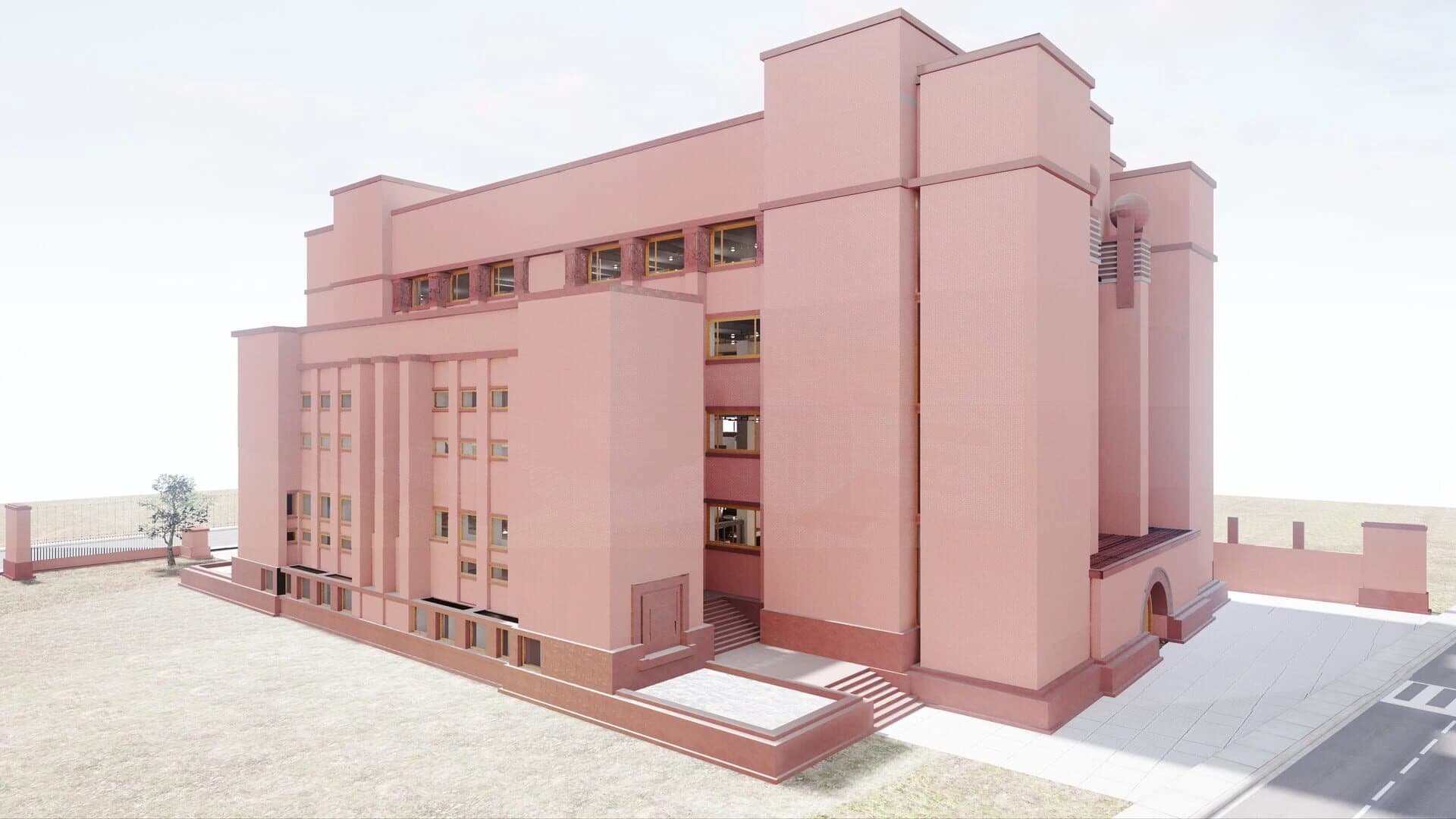Larkin building by Frank Lloyd Wright screenshot 5