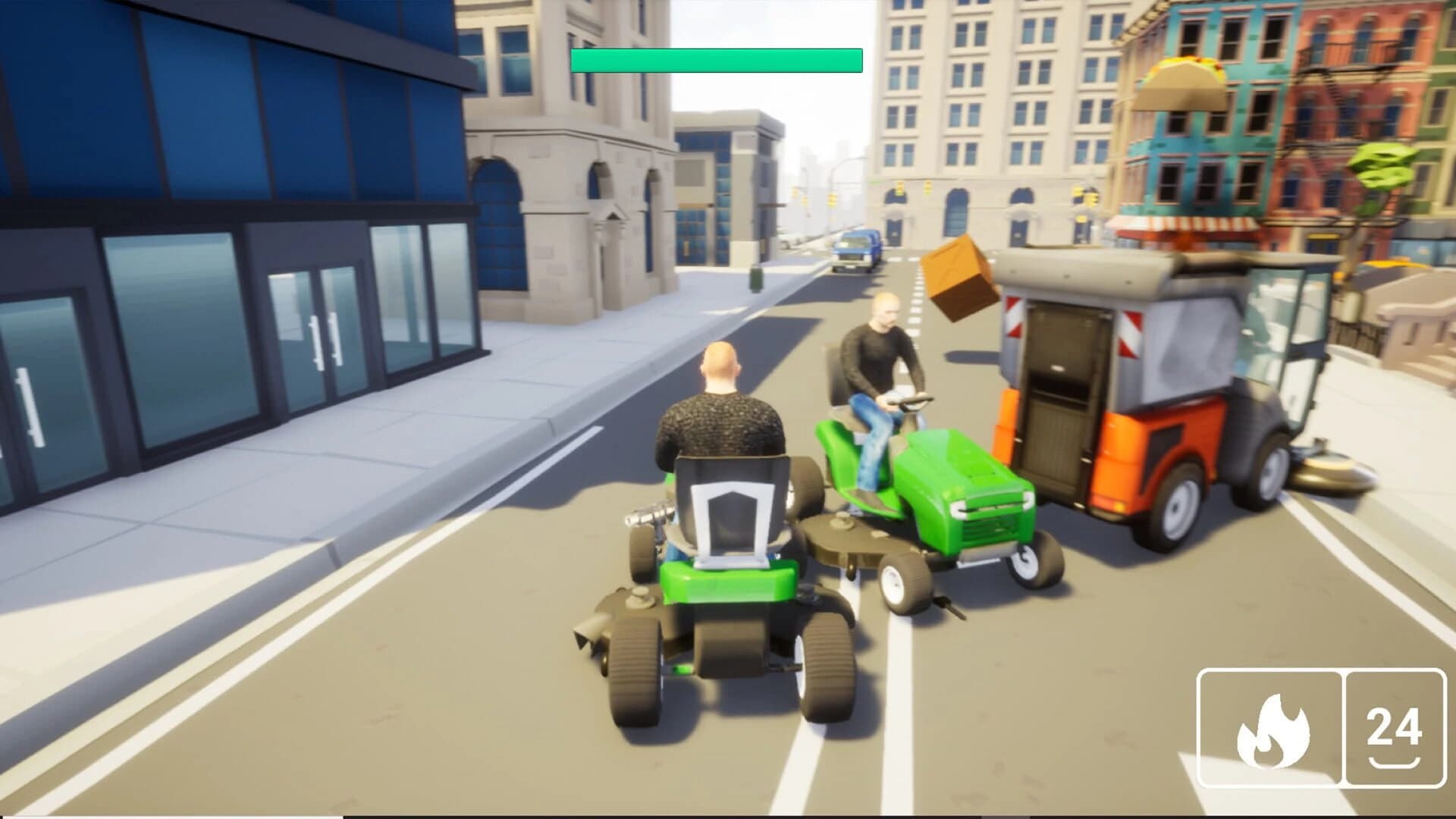 Lawnmower Game: Battle screenshot 3