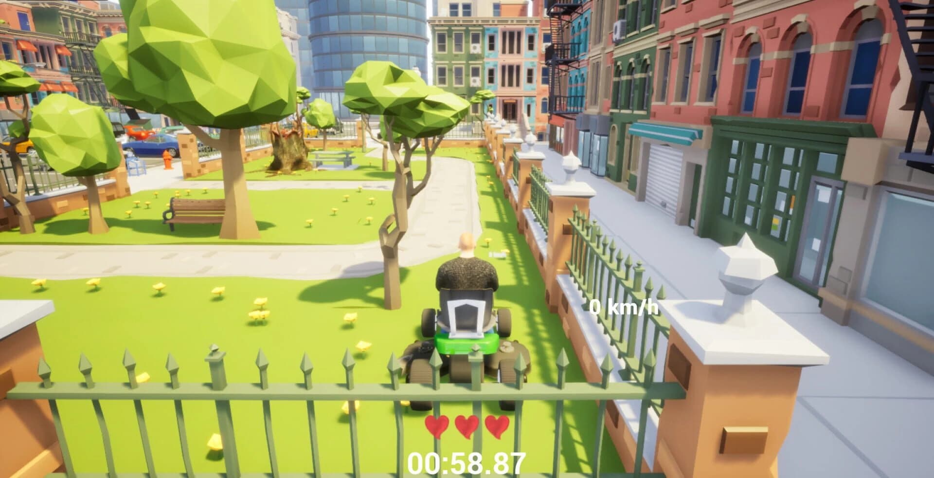 Lawnmower Game: Mortal Race screenshot 2