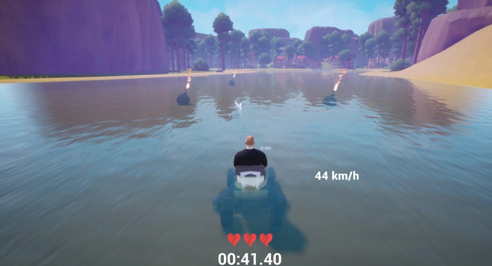 Lawnmower Game: Mortal Race screenshot 1