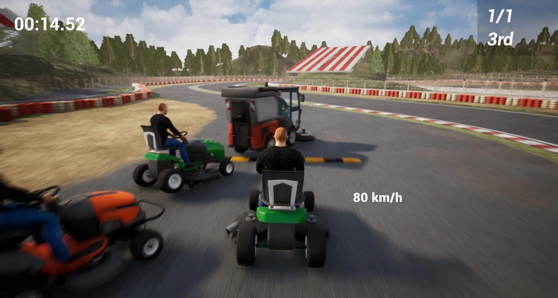 Lawnmower Game Racing 2: Drunken screenshot 2