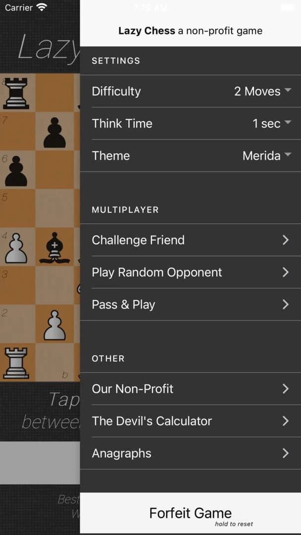 Lazy Chess screenshot 2