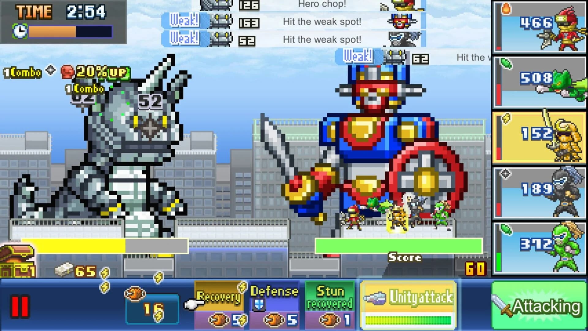 Legends Of Heropolis DX screenshot 2