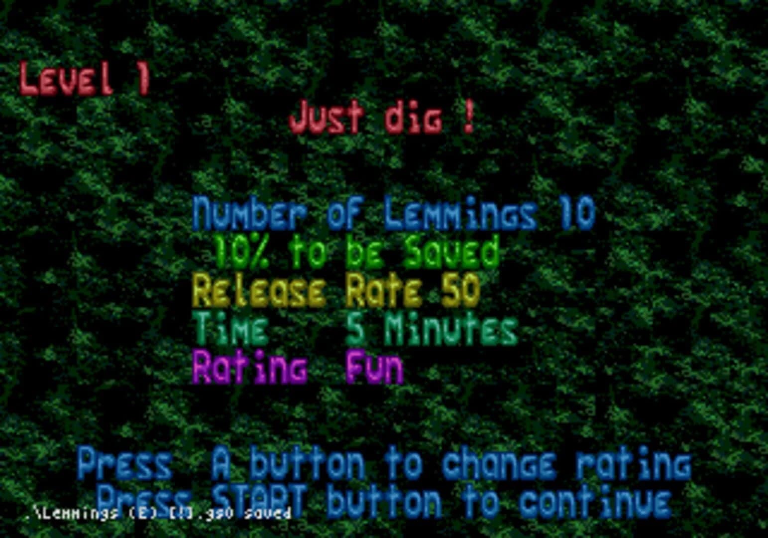 Lemmings screenshot 3