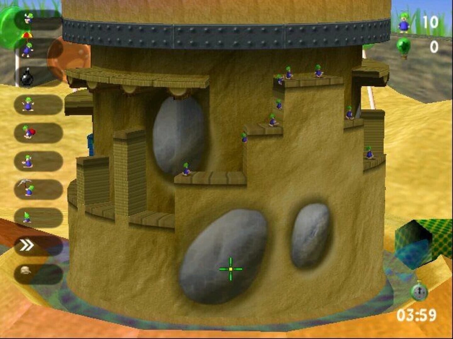 Lemmings Revolution screenshot 1