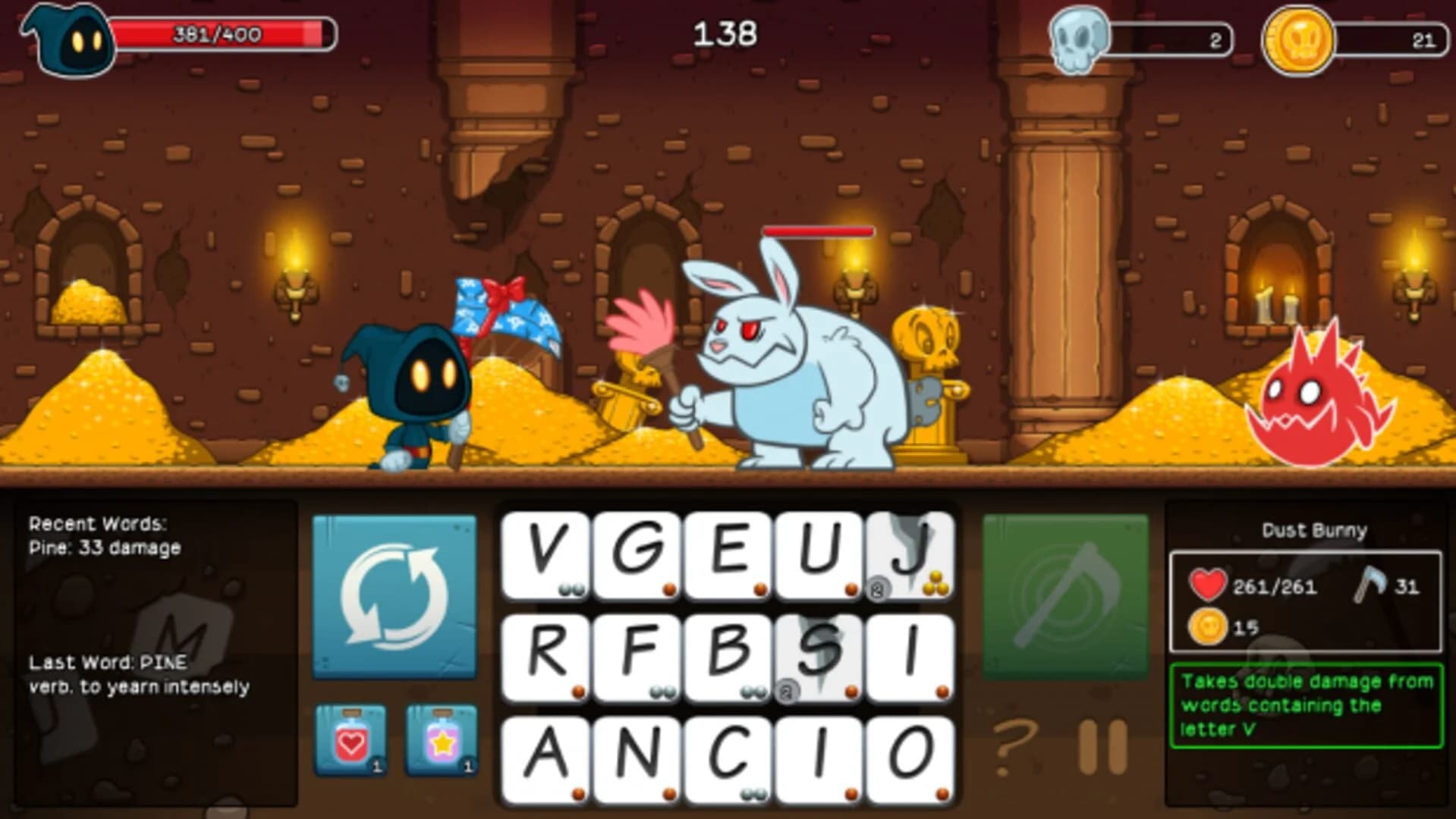 Letter Quest Remastered: Grimm's Journey screenshot 1