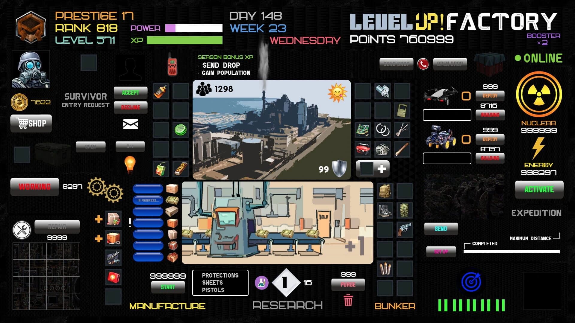 Level Up! Factory screenshot 2
