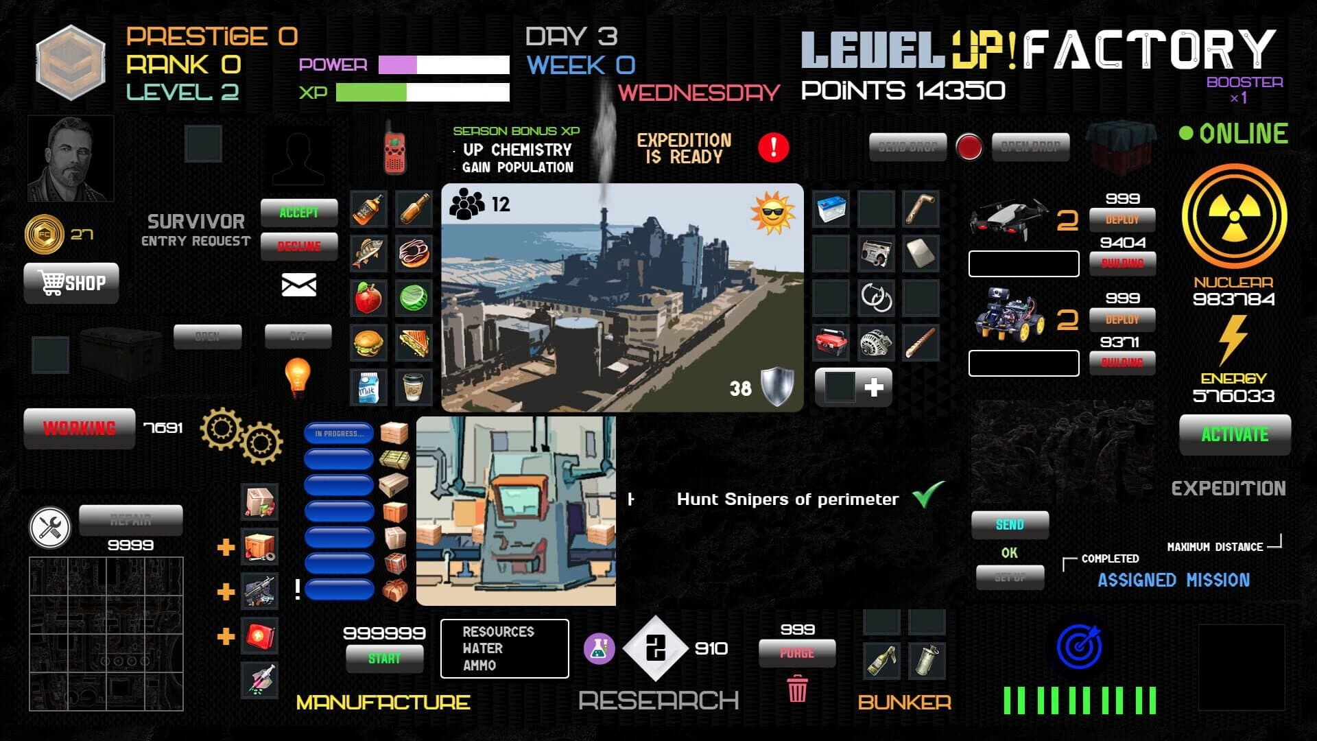 Level Up! Factory screenshot 1
